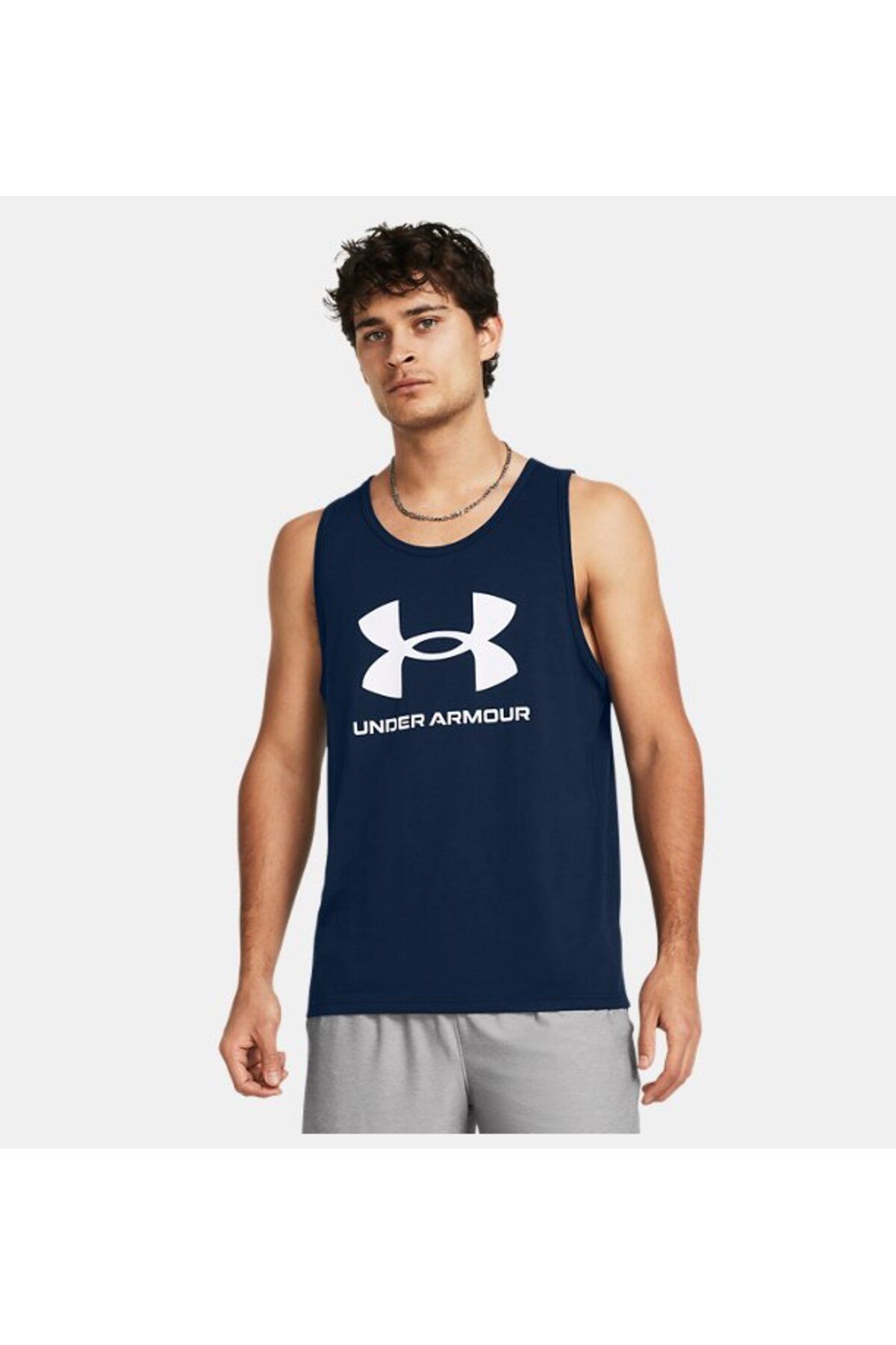 Мужская майка Under Armour UA Sporstyle Logo 1382883-408