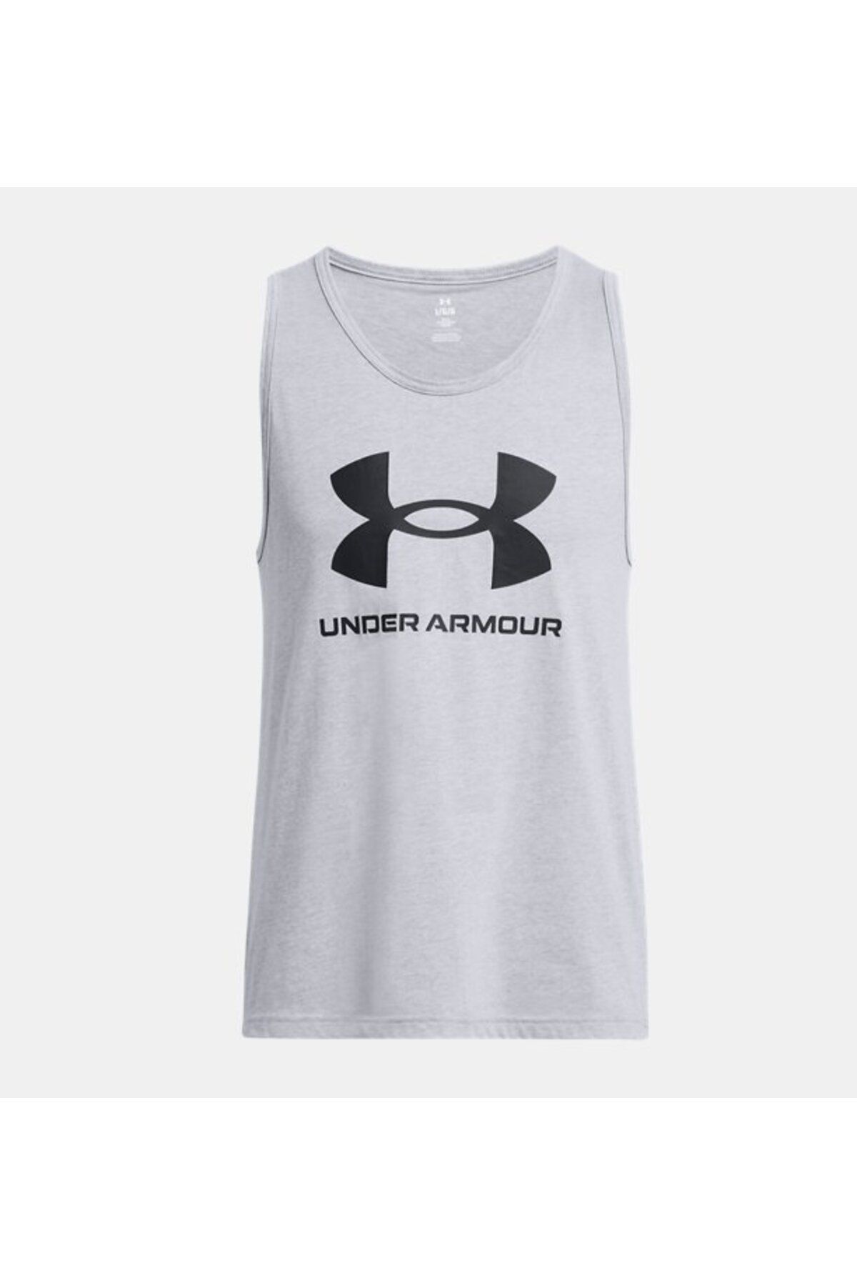 رکابی ورزشی خاکستری مردانه ورزشکار آرم ua sporstyle 1382883 035 Under Armour