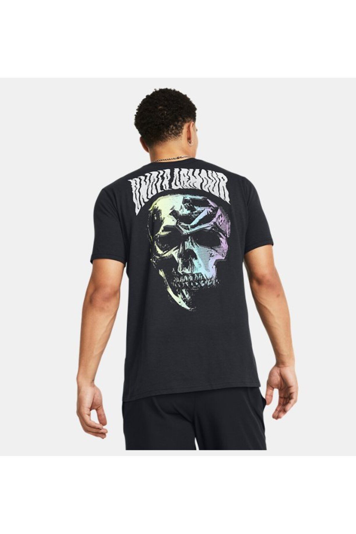 تی شرت مشکی مردانه Dusk UA به Dawn Skul Short ارسال 1382833 001 Under Armour