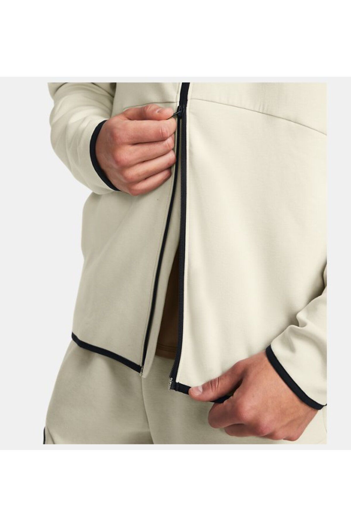 سویشرت ورزشی نود مردانه Zipper UA بدون توقف کامل 1379806 273 Under Armour