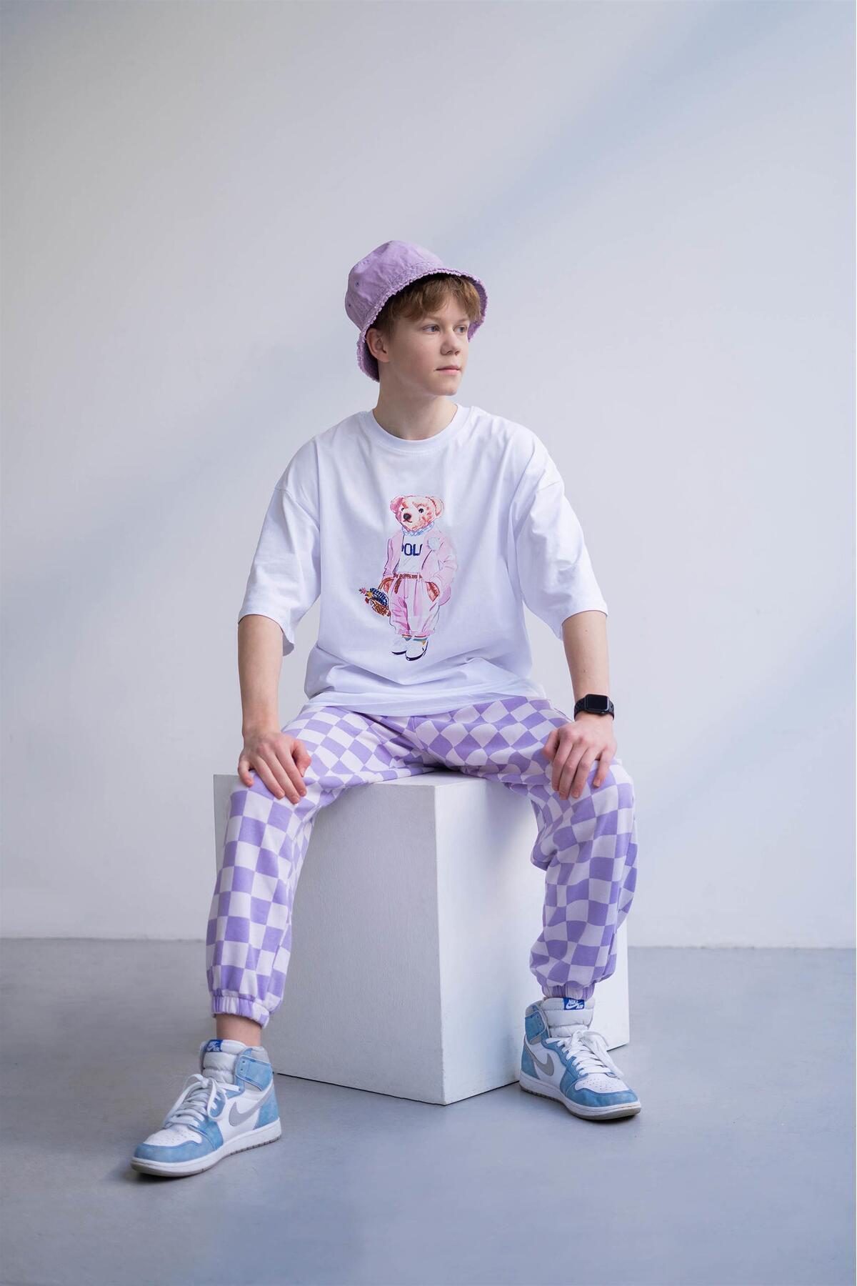 FANBOX SHOP-Unisex Teddy White Tshirt 6