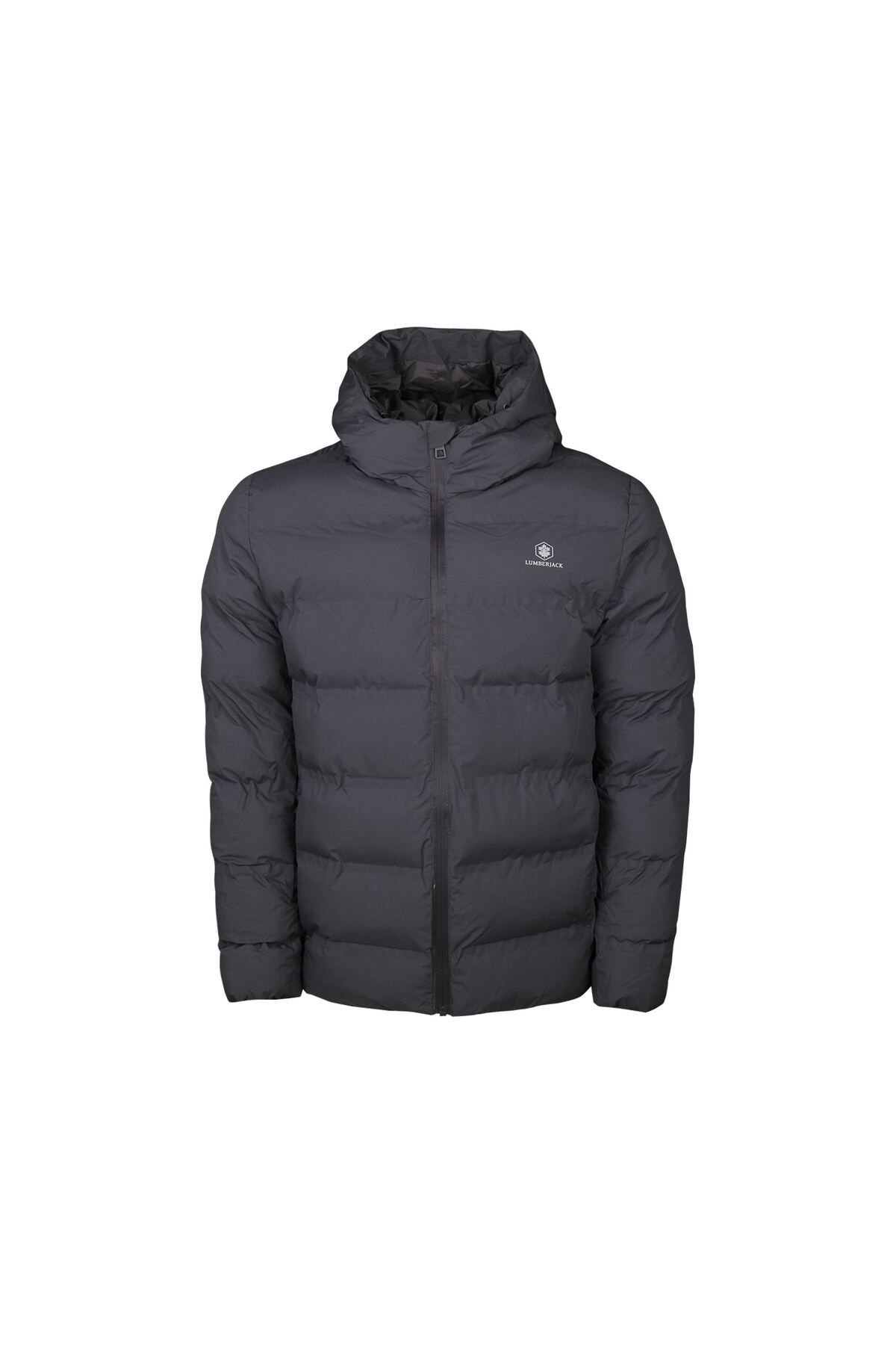 lumberjack Slim Fit Nolan Gri Închis Pentru Bărbați, Haină Impermeabilă Pentru Exterior 2wsn222pr Masculin - 2XL