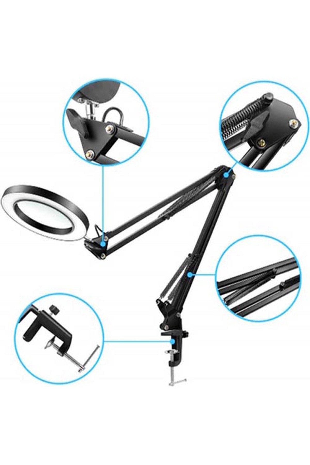 Powermaster-Desktop Magnifier Table Magnifier Table Top Magnifier Table Magnifier Bensu Pendik Elektronik 1
