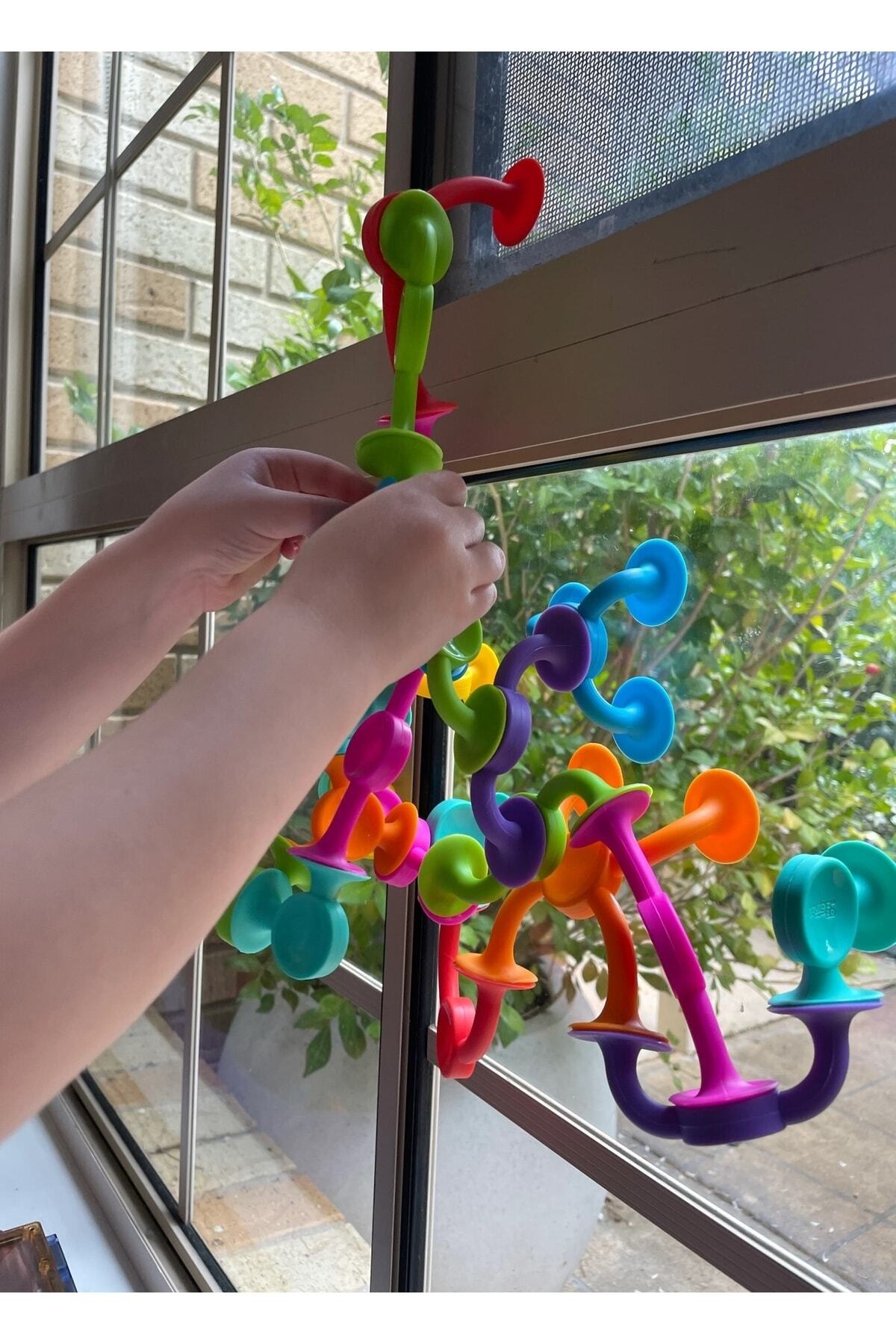 nesoedu Vantuzlu Vakum Molekül 25 Parça Yapı Taşları Fidget Duyusal Eğitici Oyuncak Bultak fotoğrafı 3 (önizleme)