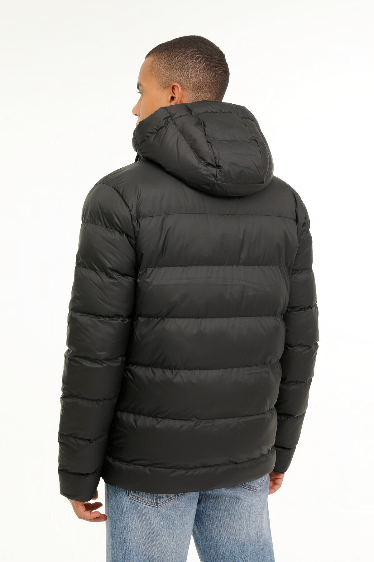 کاپشن مردانه مشکی Kinetix | M-SN541 MARIO COAT 2PR اورجینال - تصویر 2
