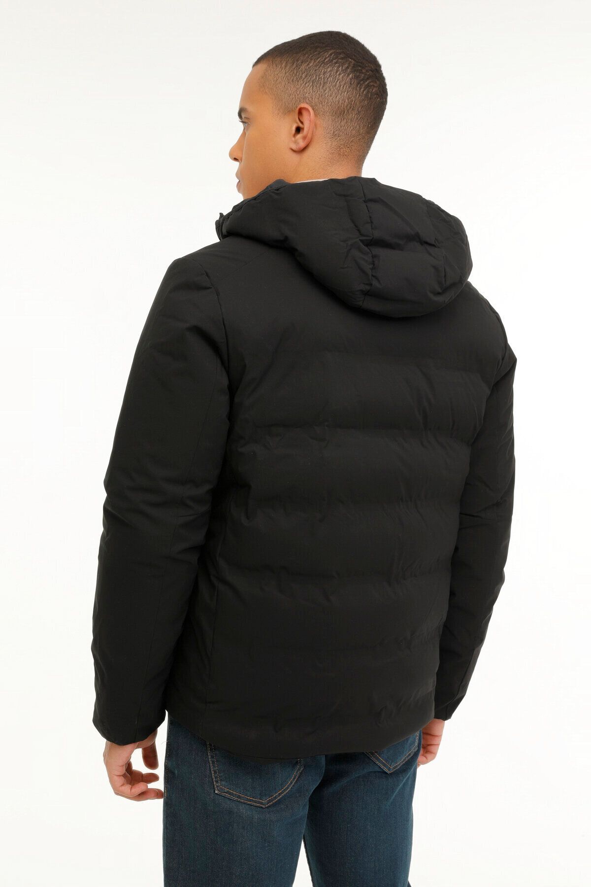 Lumberjack Winter Jacket Black Regular fit Trendyol