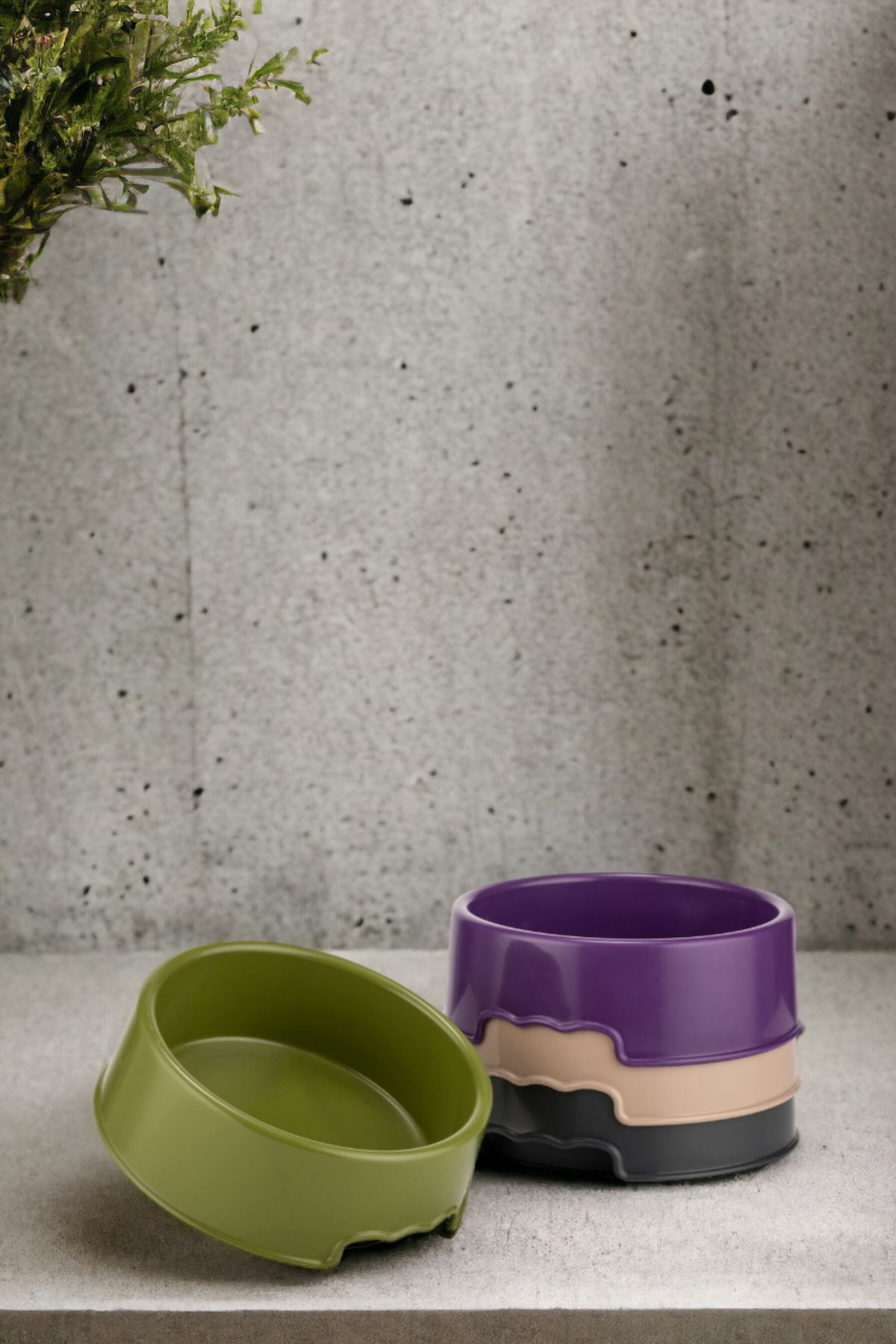Comprox-350 ML Practical Use ANTHRACITE Mantus14 Cat, Dog Food and Water Container - 4 Colors 4