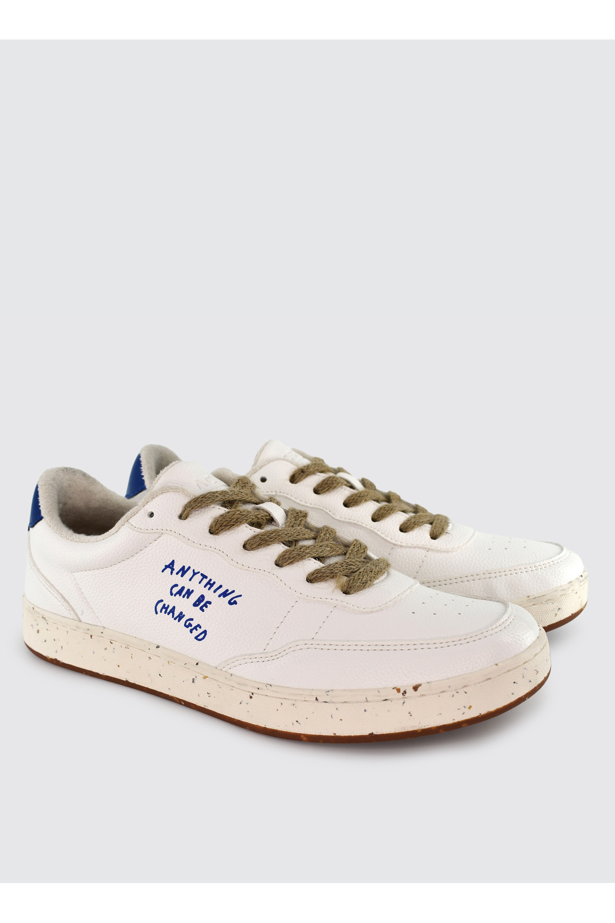 اسنیکر ACBC اورجینال مردانه برند وارداتی 5003108547 White - Blue Men's Sneaker SHACBEVE - تصویر 2