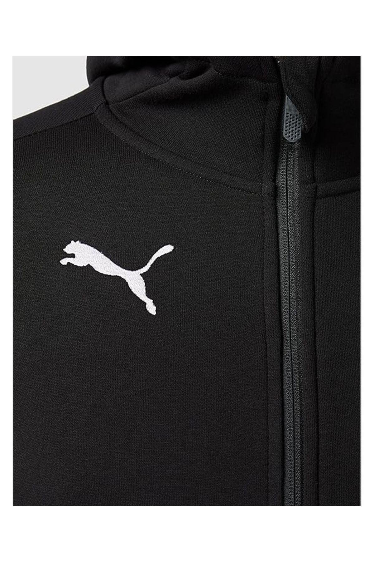 Puma Liga Casual Hoodie Jacket Erkek Pamuklu Fermuarl Sweatshirt Siyah Fiyat Yorumlar Trendyol