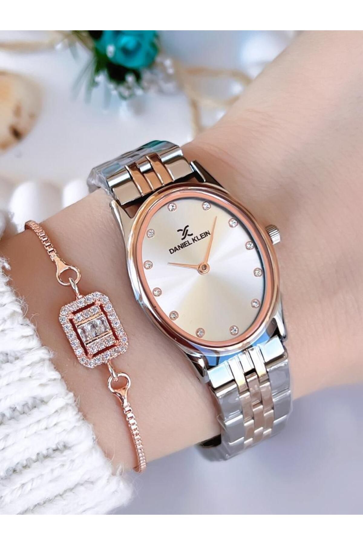 Daniel klein shop silver watch