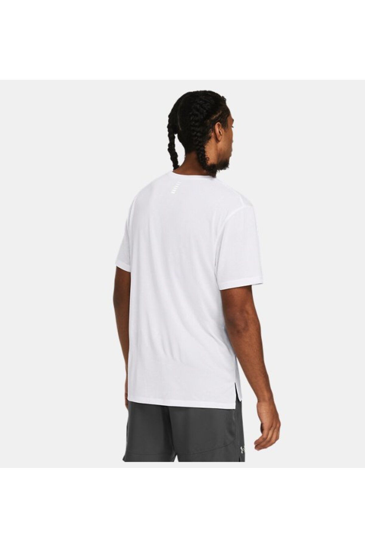 تی شرت سفید مردانه UA راه اندازی SPLATTER آستین کوتاه 1382586 100 Under Armour