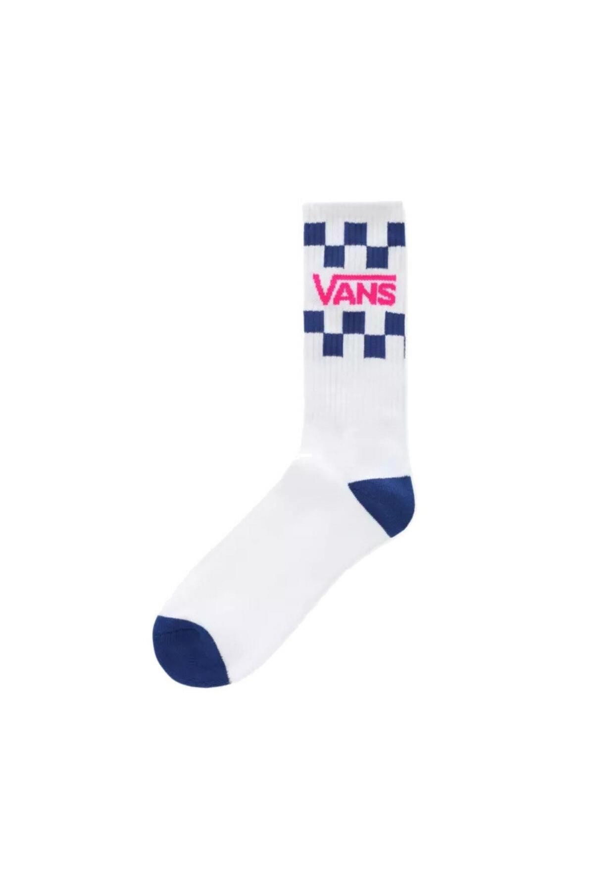 Vans Sketchy Past Crew 6.5 9 1PK Blue Socks Trendyol