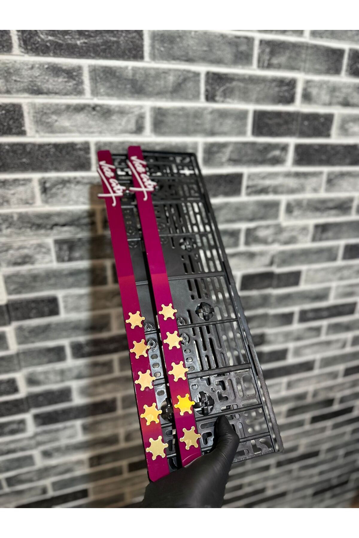 ASTUNİNG 3D VİCE CİTY UZUN 2Lİ PLEKSİ PLAKALIK