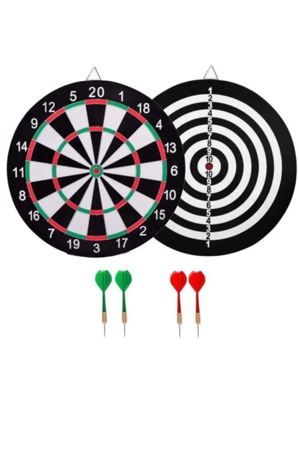 RGV 12 Inç 30 Cm Dart Seti Çift Taraflı 4 Adet Ok Liggo200