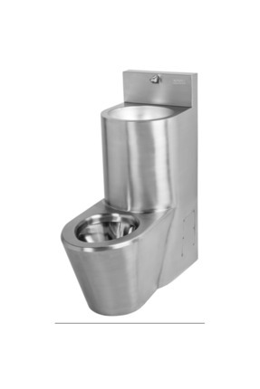 NORMO Paslanmaz Çelik Premium Lavabolu Klozet Kombinasyon NRE-5000-PBRX