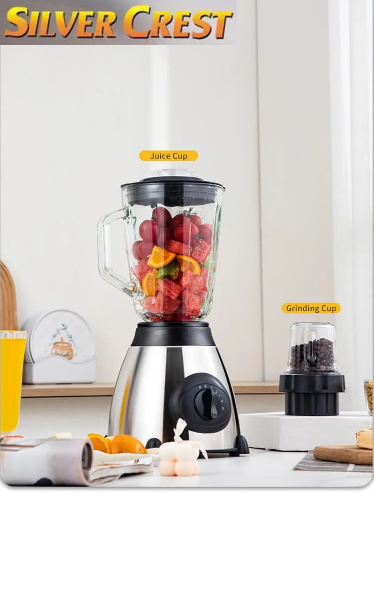 Silver Crest Shake'N Smoothie 1.5L Cam Hazneli Öğütücü Blender 1500W Fiyatı,  Yorumları - Trendyol