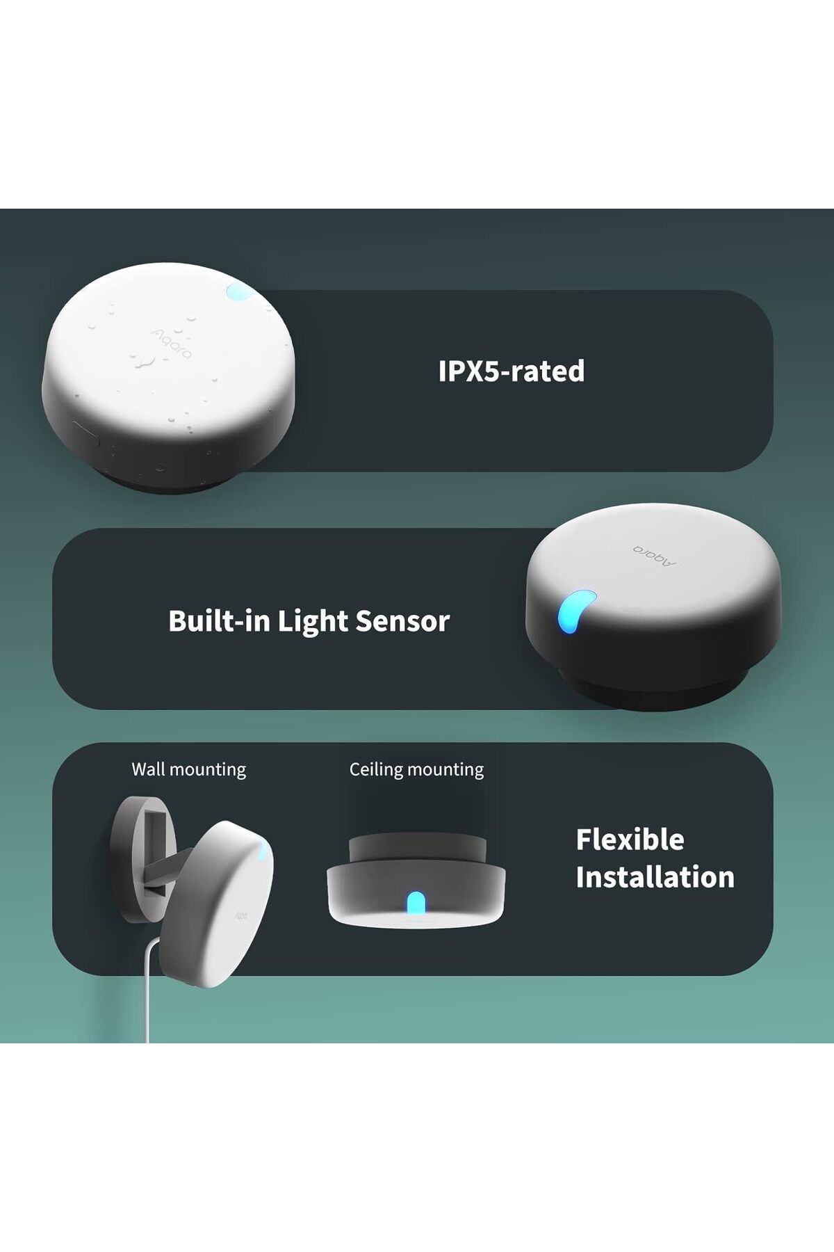 Aqara-Presence Sensor FP2, Wired, Radar Zone Positioning, Drop Detection,Motion Sensor 7