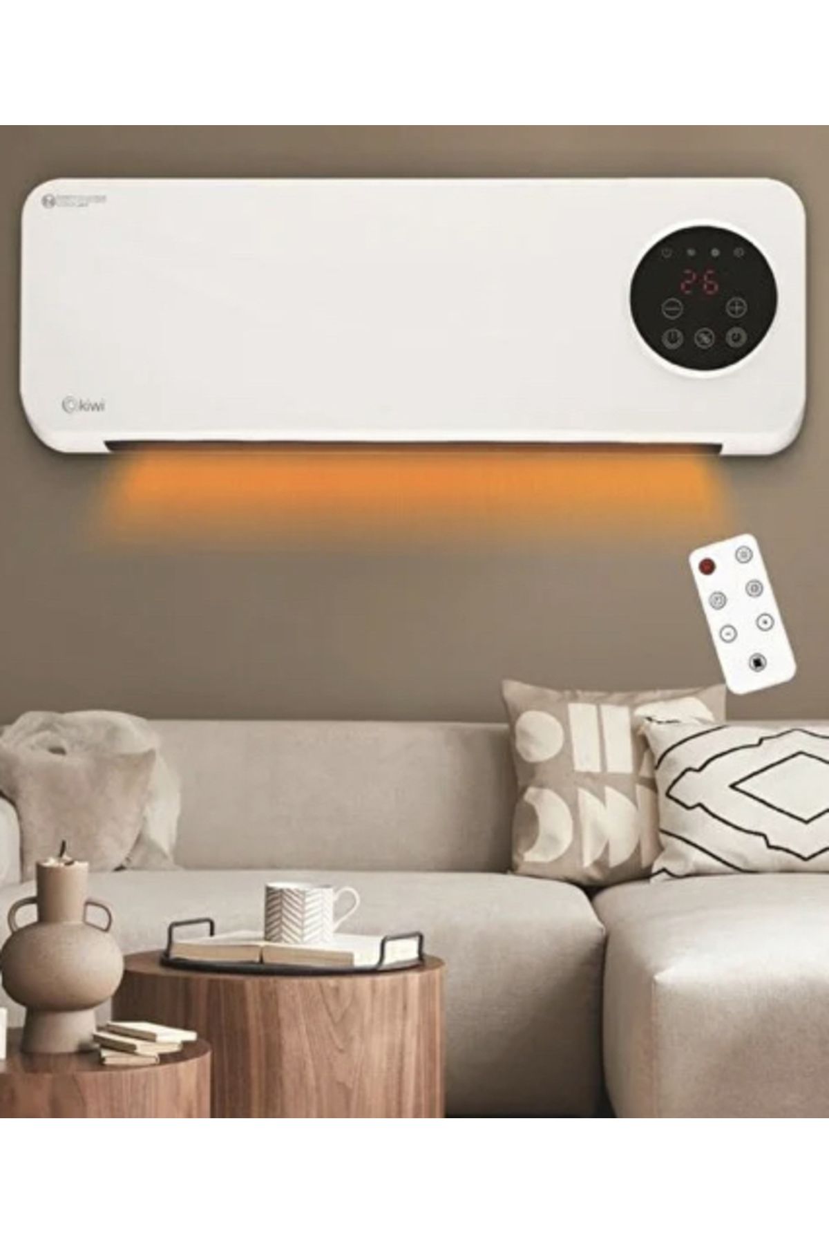 Kivi Home KHT-8490 Duvar Tipi Isıtıcı fanlı klima