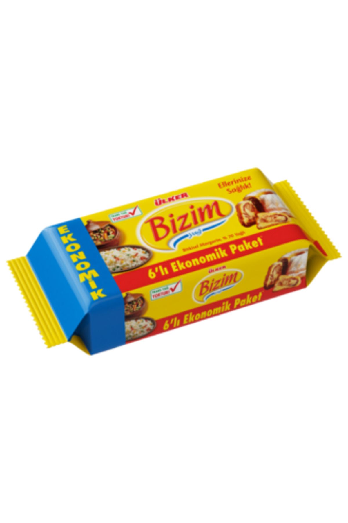 Bizim ( ETİ PETİTO HEDİYE ) Bizim Paket Margarin 6X250 G ( 2 ADET )