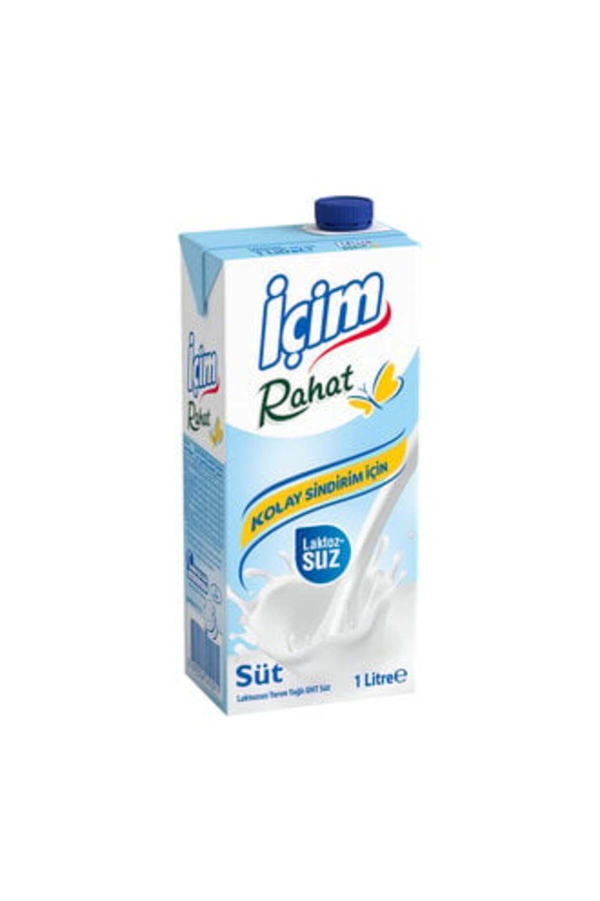 İçim Rahat Laktozsuz Süt 1 L ( 2 ADET )