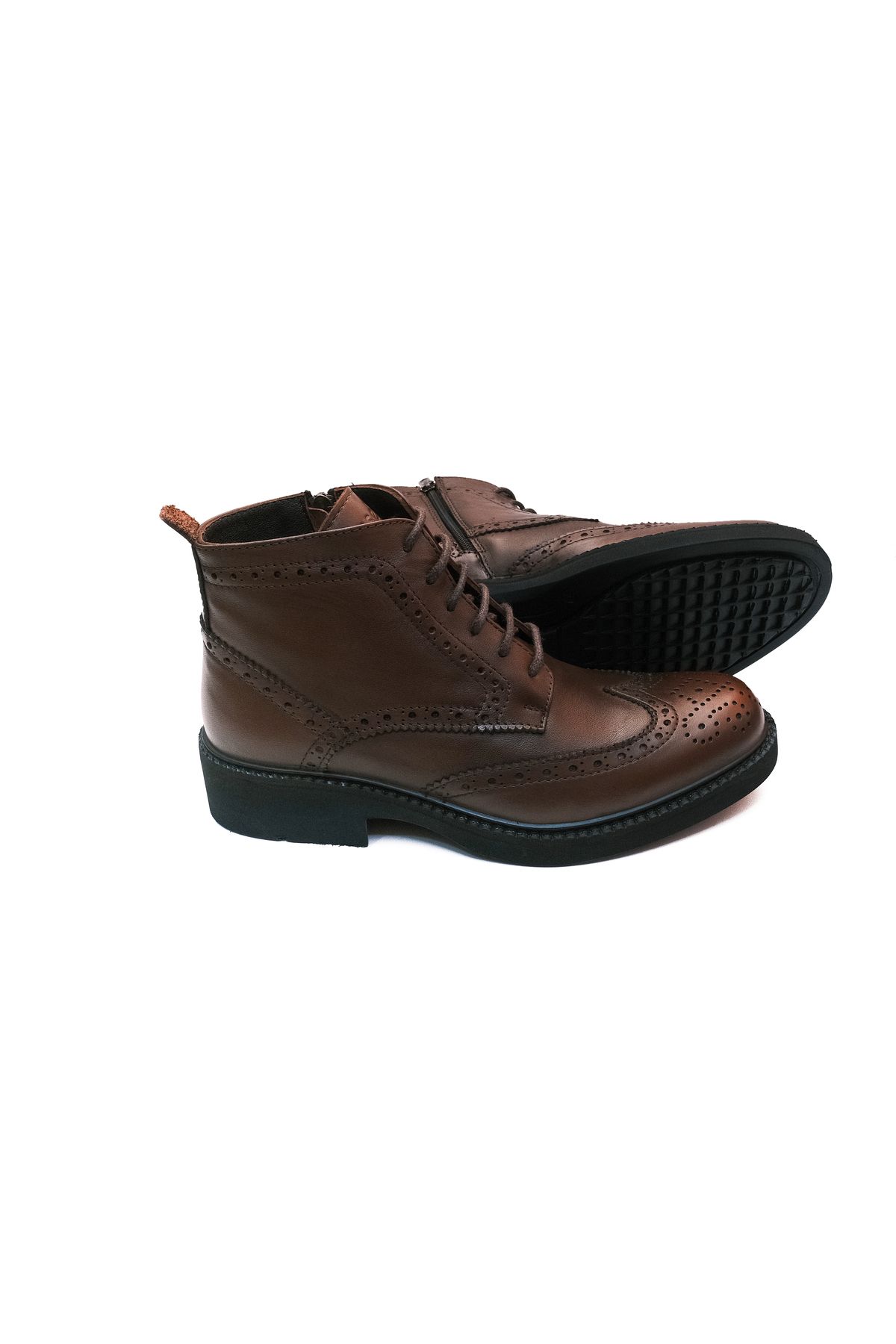 Esse-MEN'S GENUINE LEATHER FULLY HANDMADE ORTHOPEDIC SOLE WINTER BOOTS 2