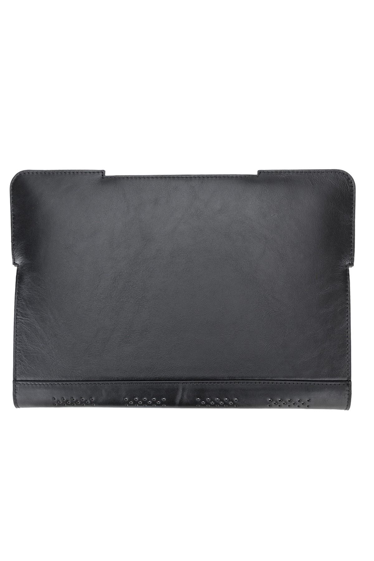 محافظ نوت بوک 13.3 16.2 MACBOOK لپ تاپ های چستر سازگار با مدل چرمی 14 سیاه bouletta