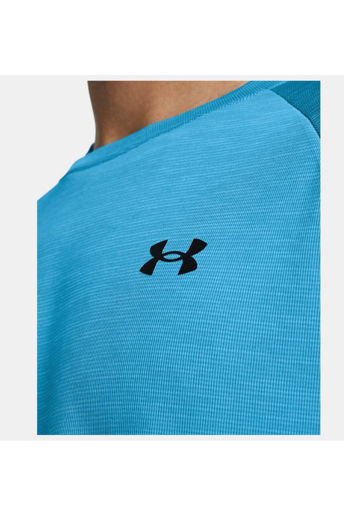 تی شرت آبی مردانه آستین کوتاه در UA Texturtred 1382796 419 Under Armour