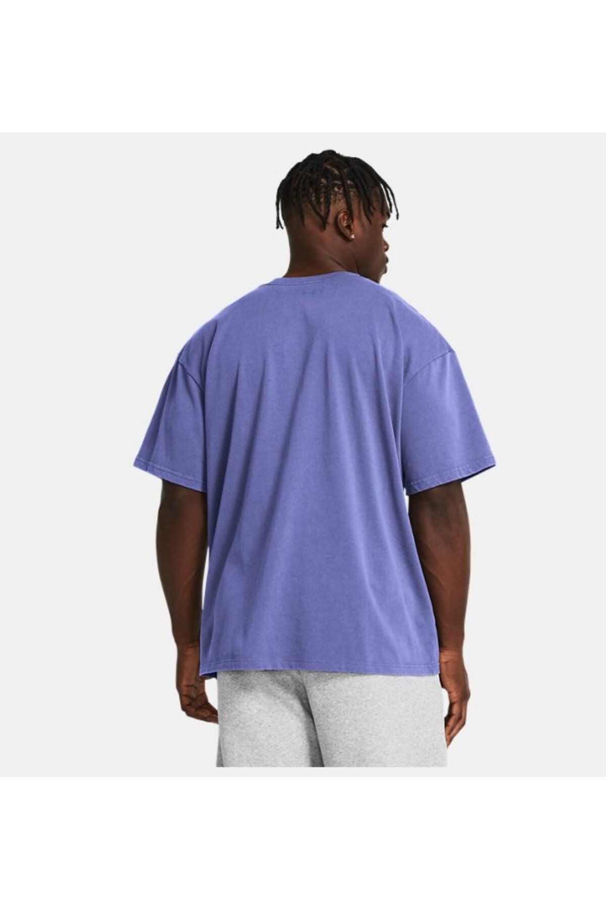 تی شرت بنفش مردانه آستین کوتاه بزرگ در وزن سنگین 1385573 561 Under Armour