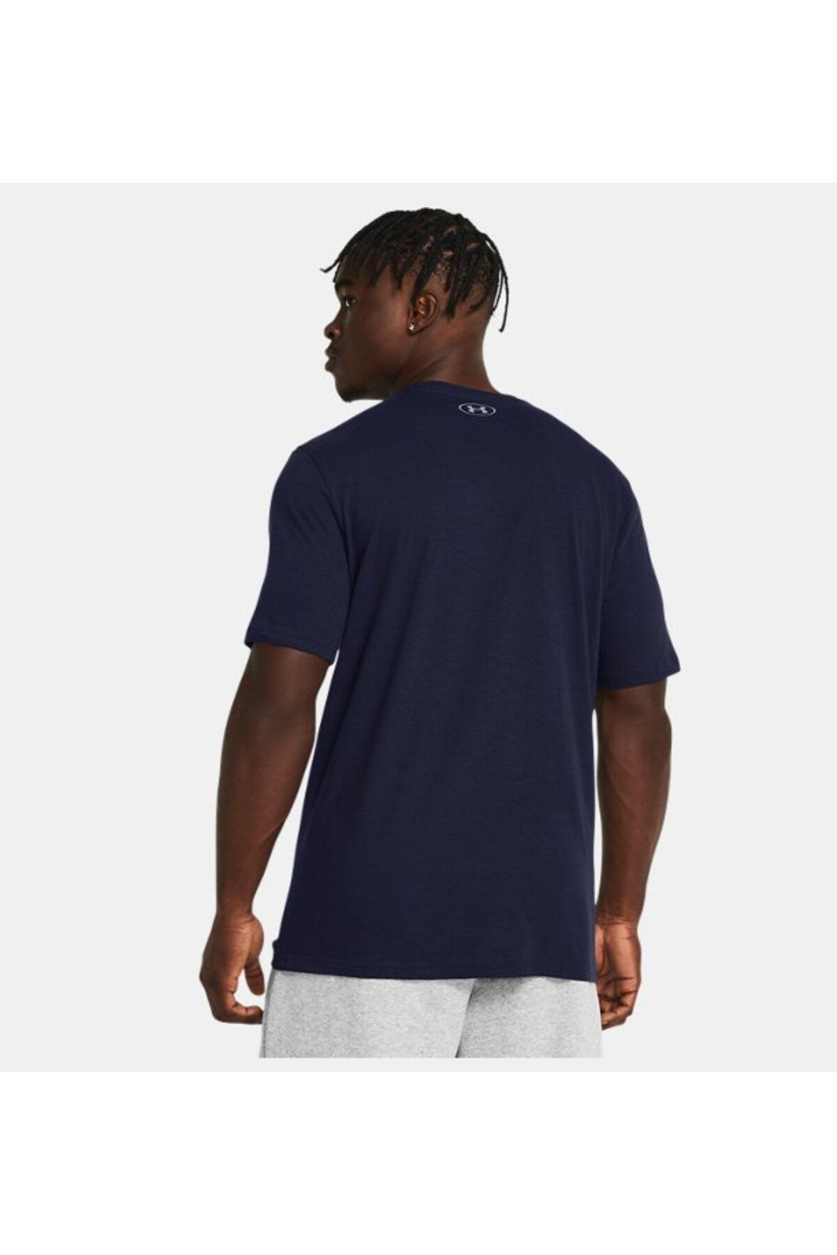 تی شرت آبی مردانه آستین کوتاه بنیاد UA 1382915 410 Under Armour