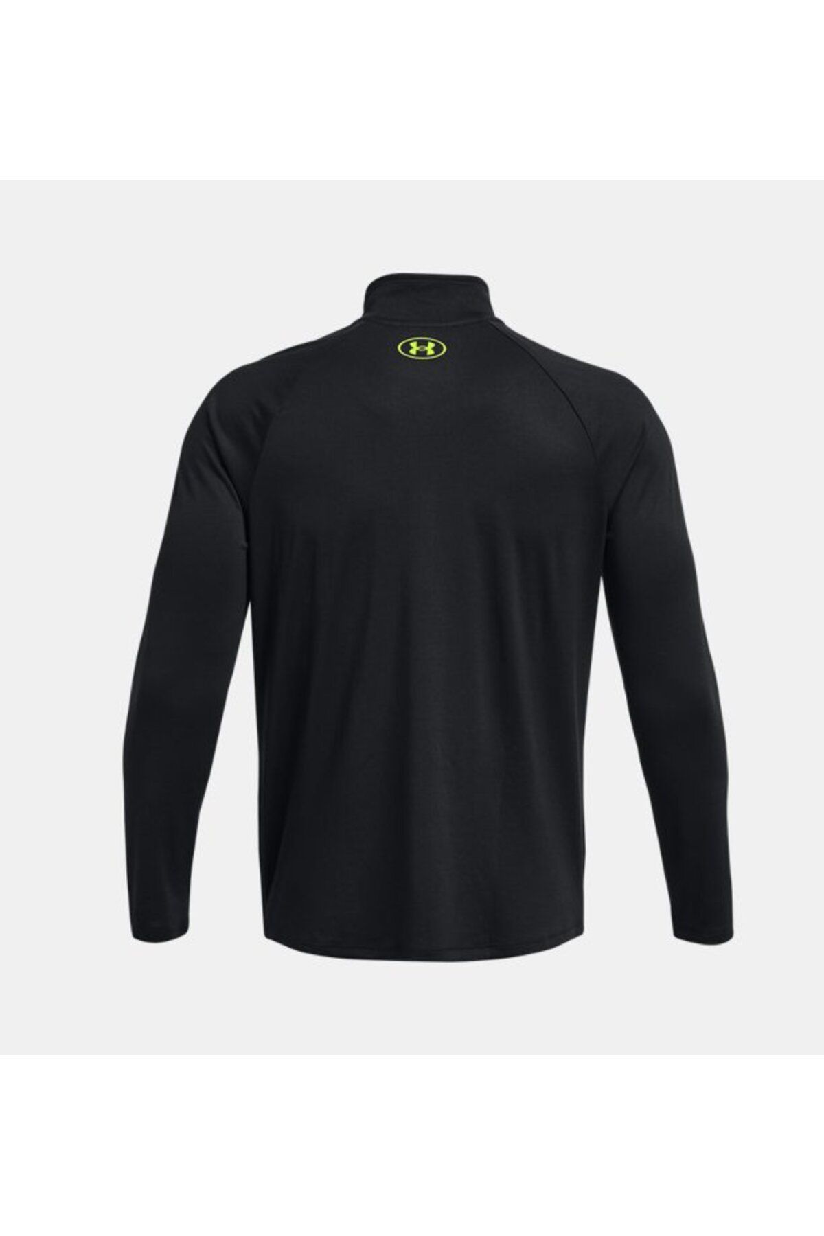 تی شرت ورزشی مشکی مردانه UA Tech ™ ½ زیپ با آستین بلند 1328495 006 Under Armour