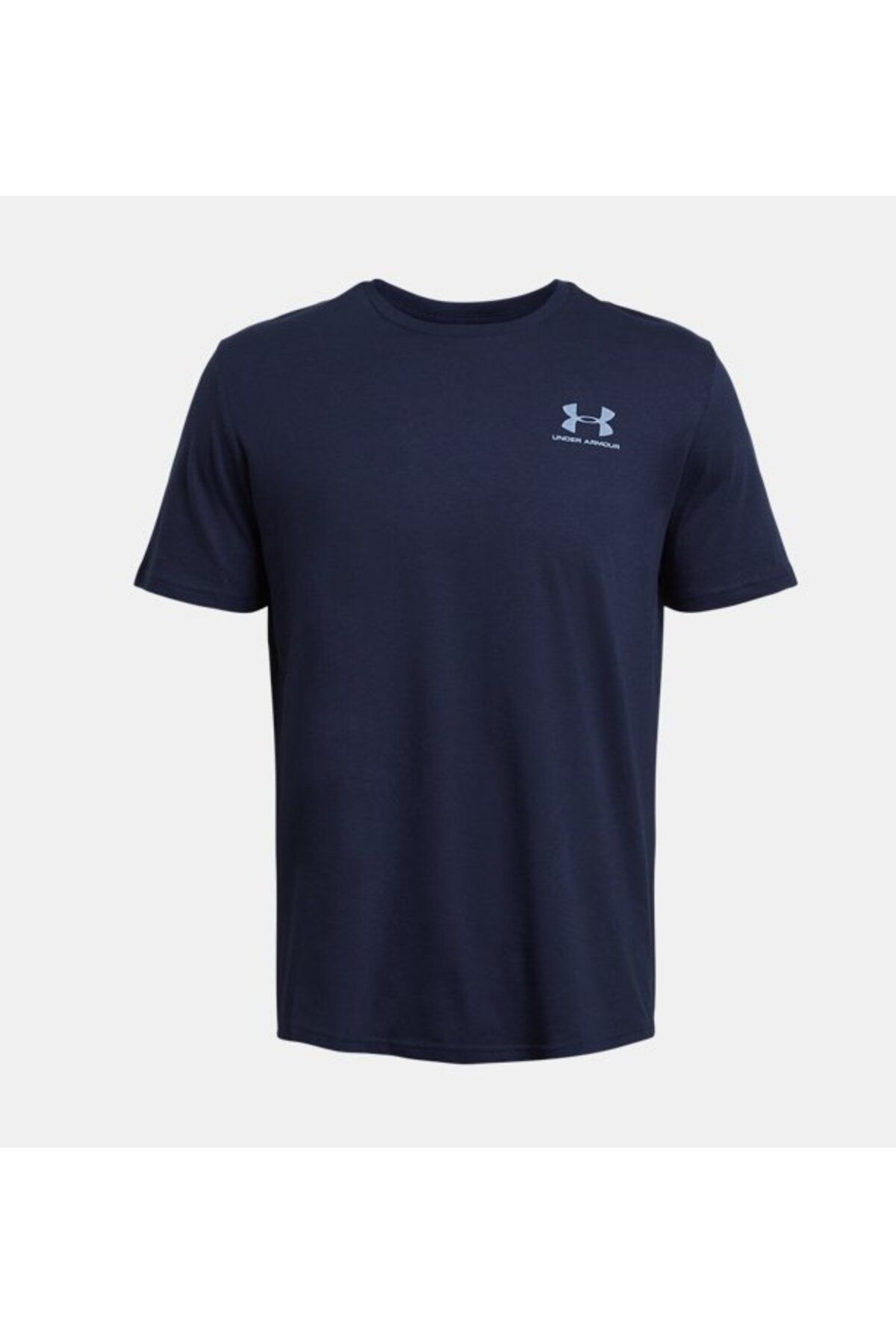 تی شرت آبی مردانه آستین کوتاه قفسه سینه در سمت چپ UA 1326799 410 Under Armour