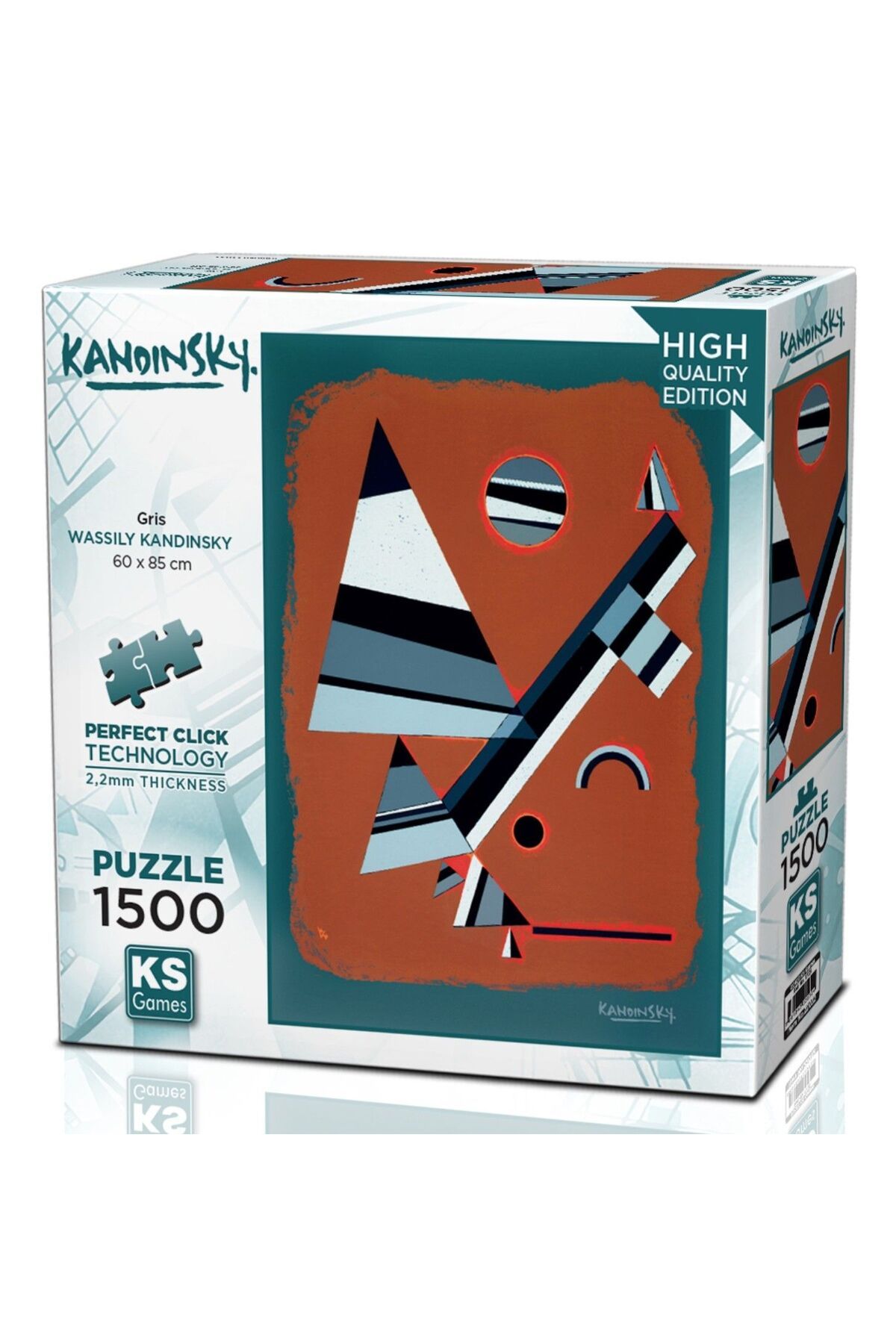 پازل خاکستری 1500 قطعه گریسم اورجینال Ks Games