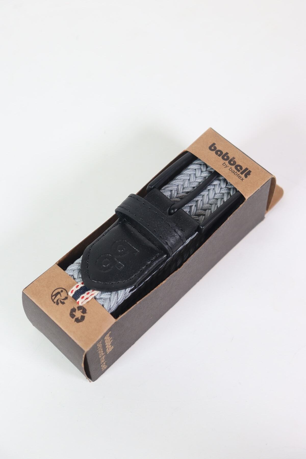 کمربند مردانه آبی سرمه ای babbelt | BB001 اورجینال - تصویر 2