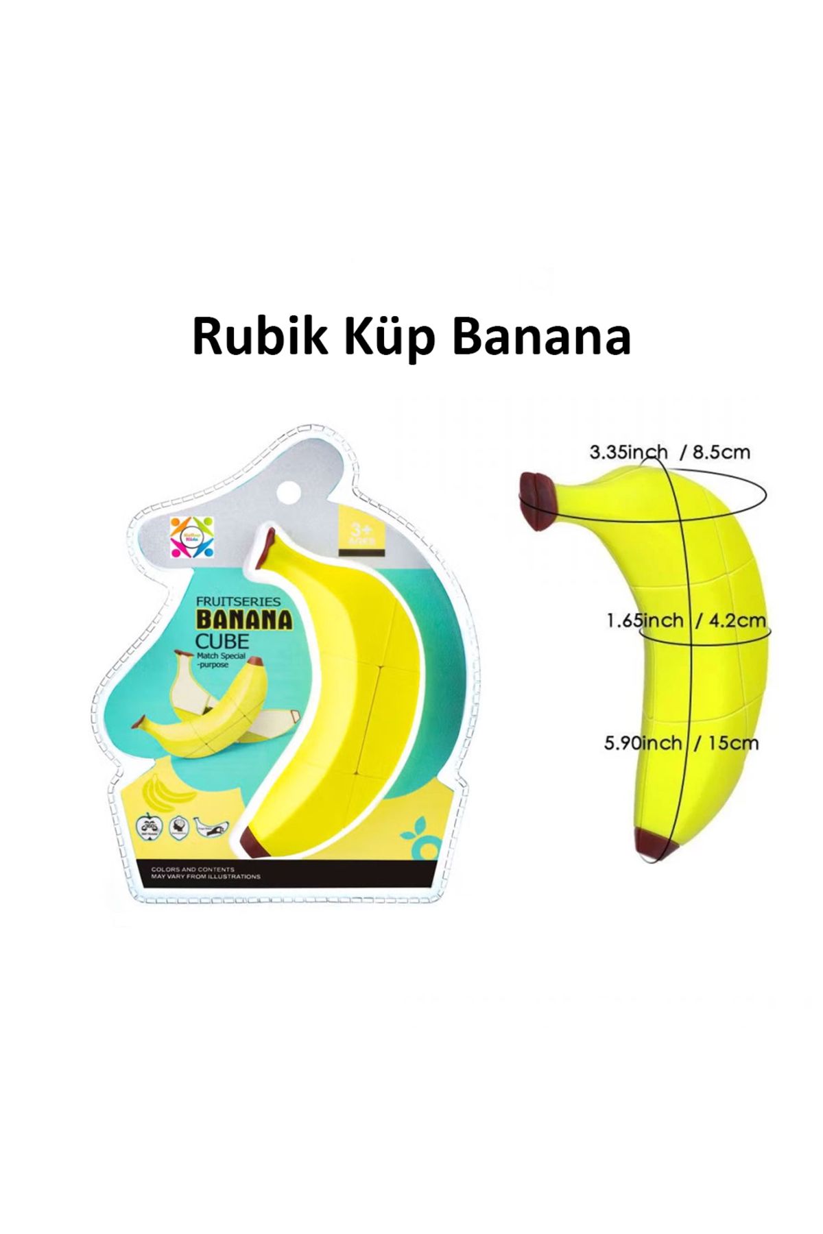 OYUNCAK STORE-Rubik's Cube Banana Shaped - Intelligence Cube 2