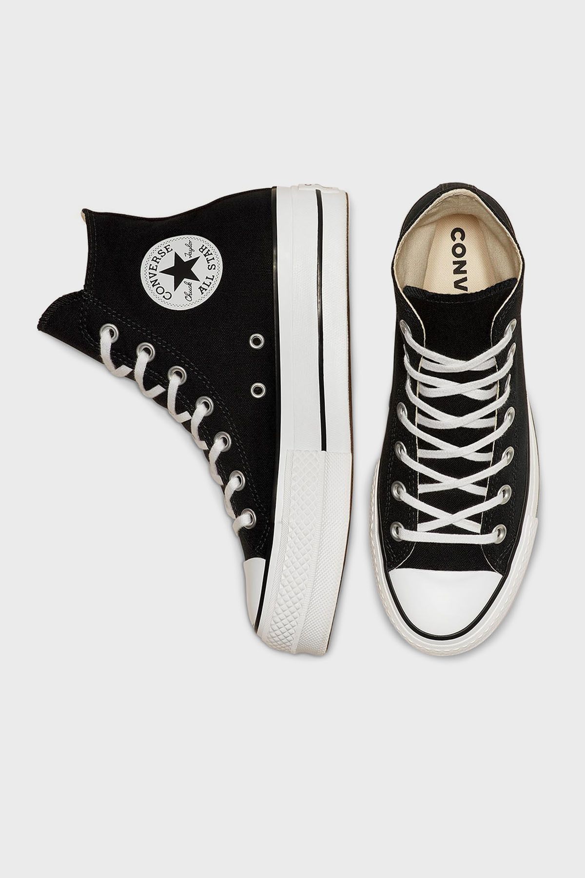 Converse All Star Black Wedge Sneakers US6, Women's Fashion, Footwear,  Wedges on Carousell