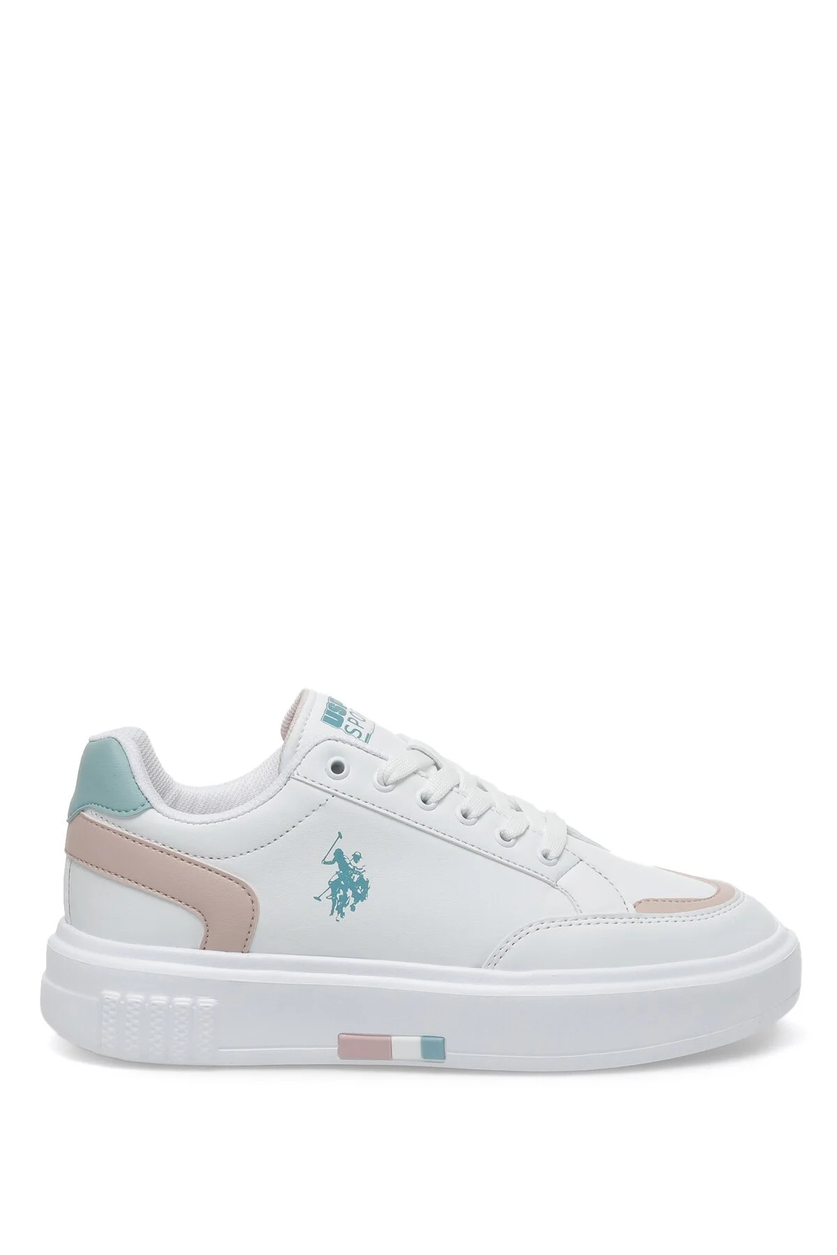 کفش U.S. Polo Assn. یو اس پولو اسپرت زنانه پودر سفید 2wsıber2pr اورجینال - تصویر 2