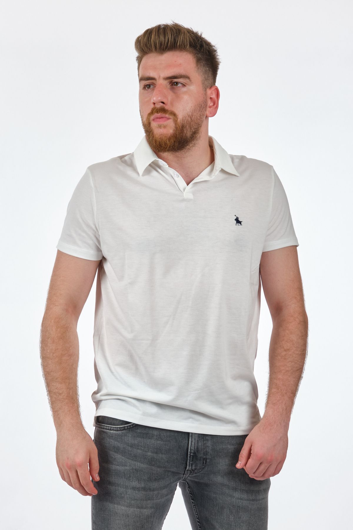 Denim polo deals t shirt
