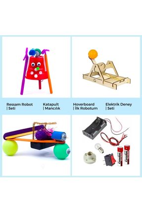 Fapatech Çoçuklar için Yarıyıl Tatil Bilim Deney Seti Stem Eğitici Oyuncak -H...