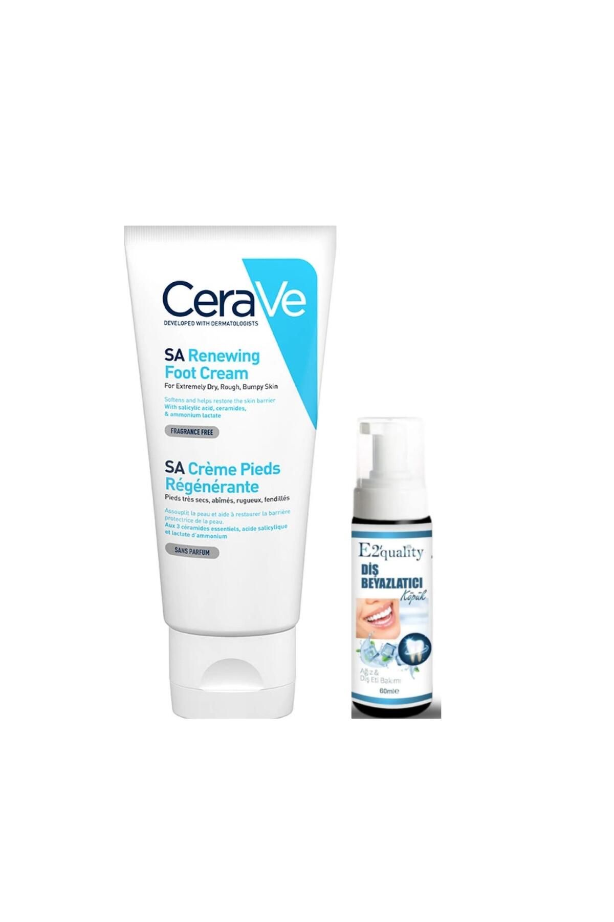 CeraVe تجدید کرم پا 88 میلی لیتر فوم سفید کننده دندان