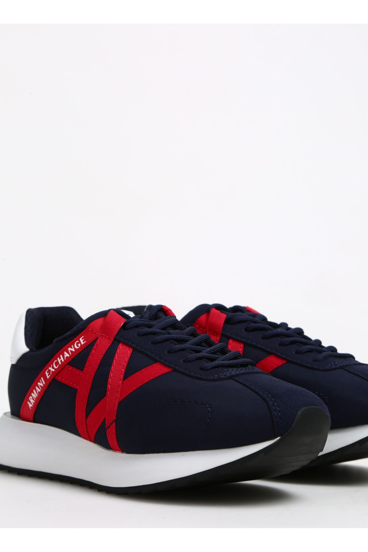 اسنیکر قرمز مردانه Navy Blue کفش ورزشی XUX150XV608 Armani Exchange