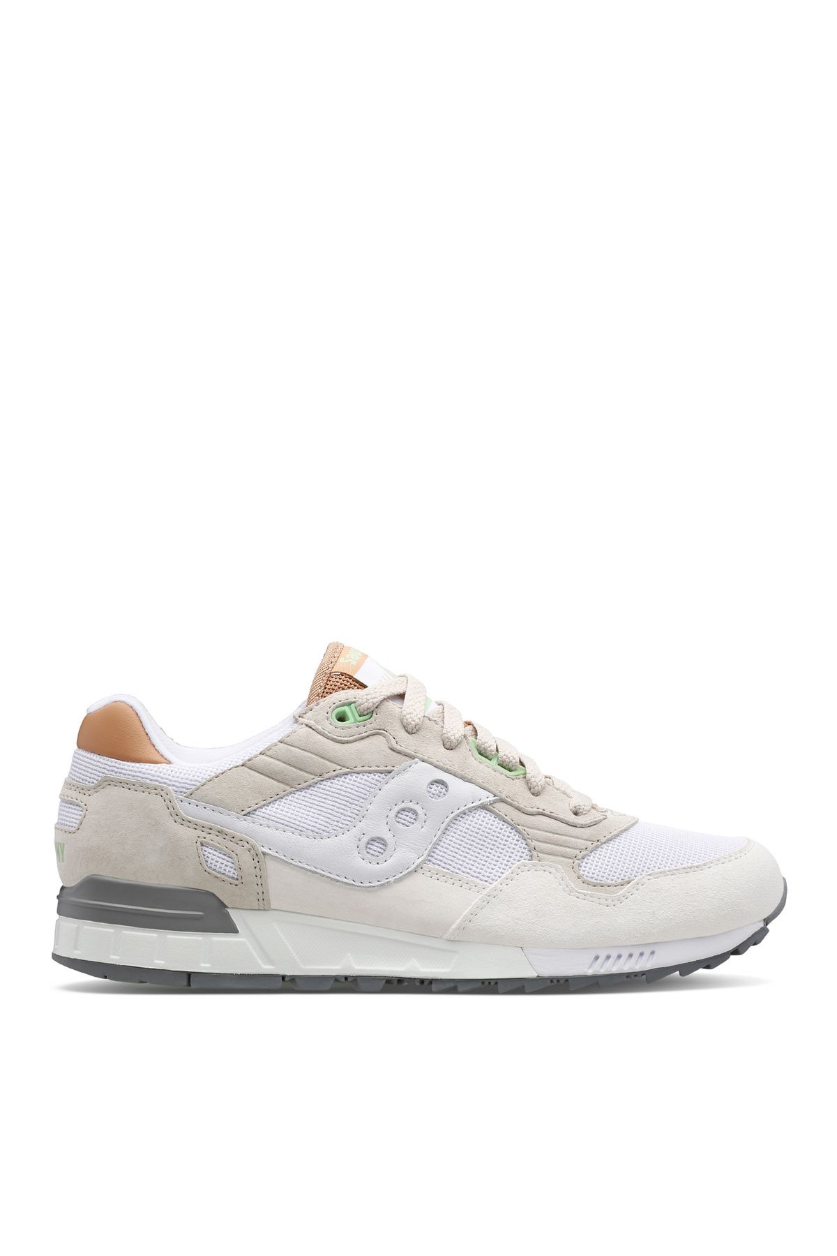 کفش کتانی مردانه سفید - خاکستری SHADOW 5000 SAUCONY