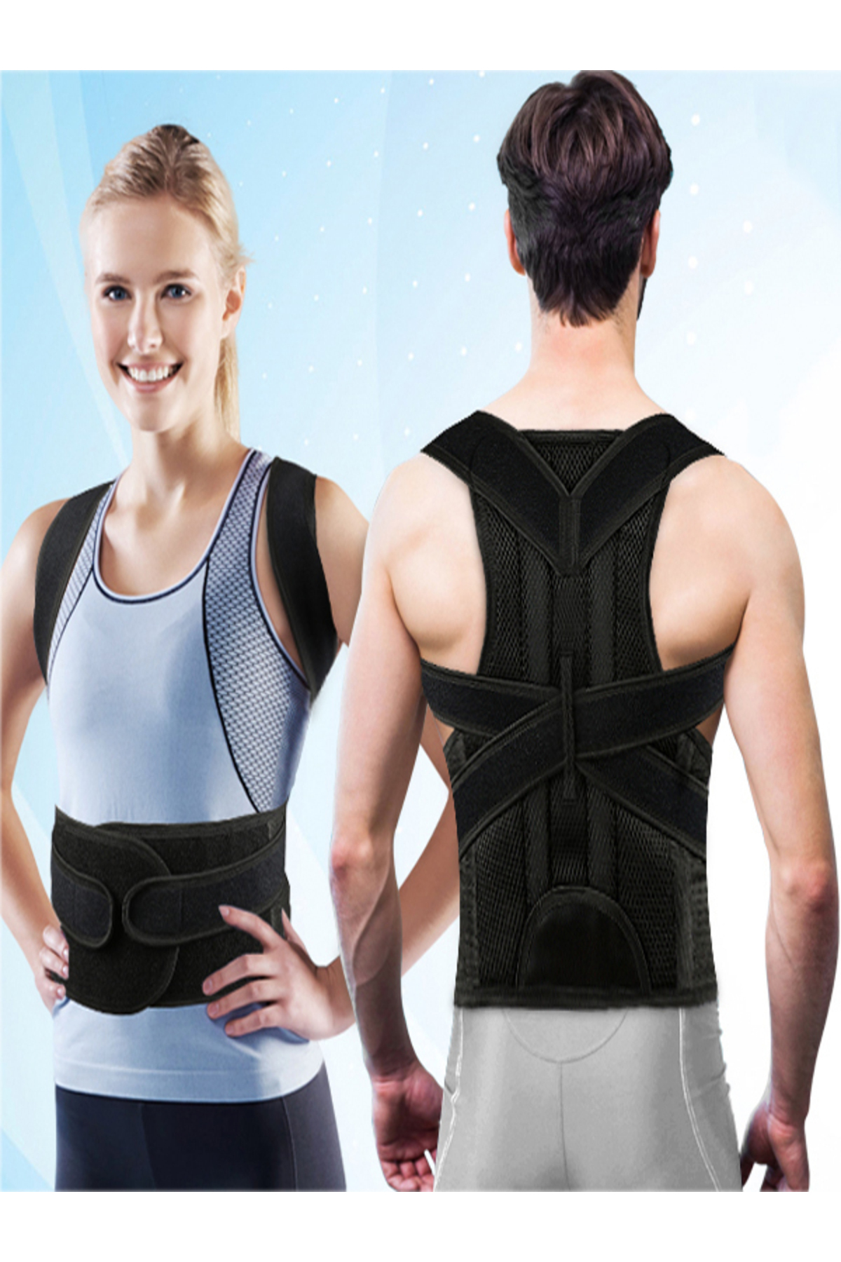 Underwire Medical Upright Back Waist Bodice Women Men Anti Humpback Upright Sports Bodice
