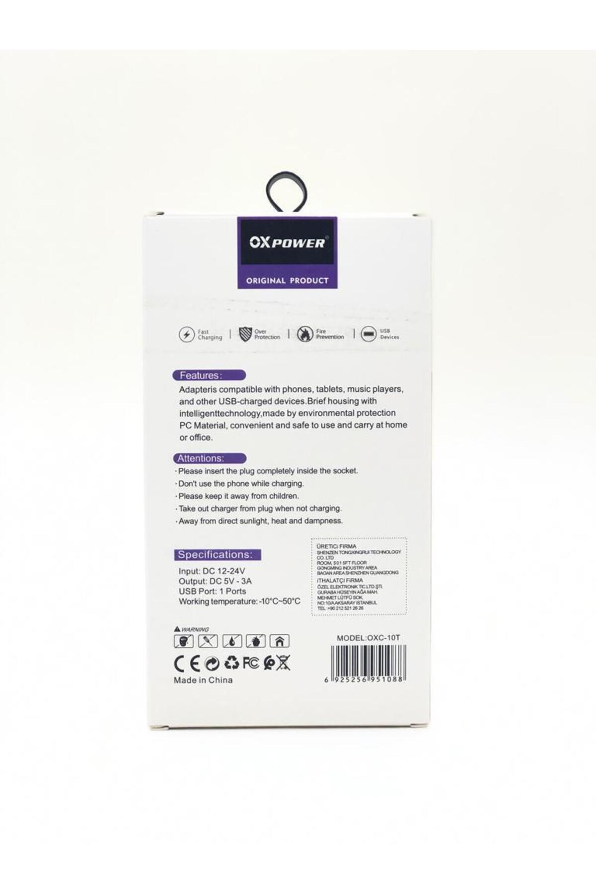 OXpower Samsung Galaxy A12 Sma125f Uyumlu Şarj Aleti 18w 3,0 Amper