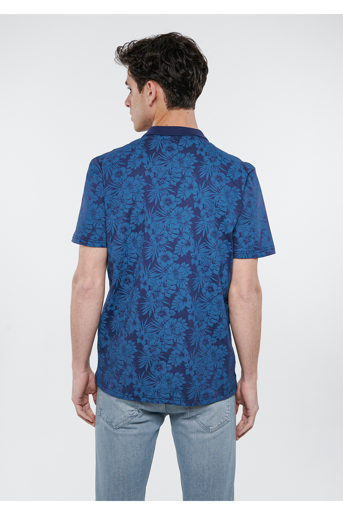 تیشرت مردانه آبی سرمه ای ماوی | 8810533 اورجینال - تصویر 3