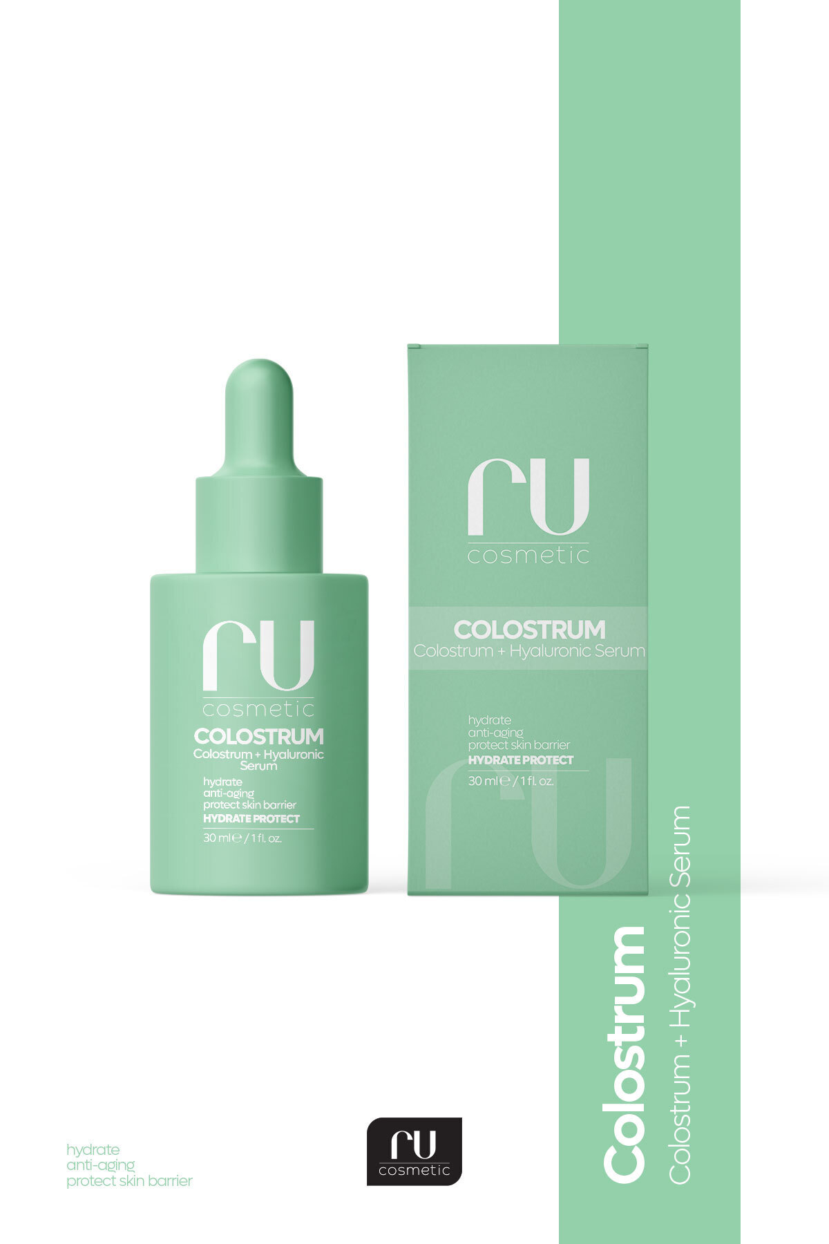 Colostrum Serum Yaşlanma Kırışıklık Elastikiyet Nemlendiren Cilt Bakimi 30ml