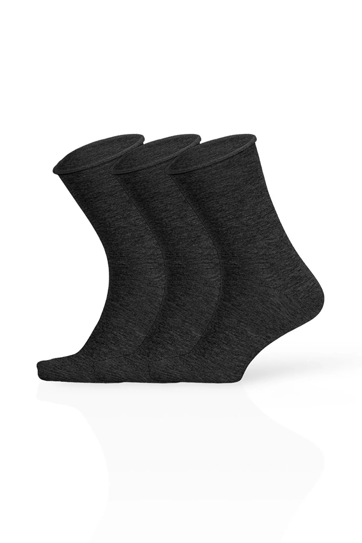 3 Pairs Women's Seamless Seamless Cotton Sock