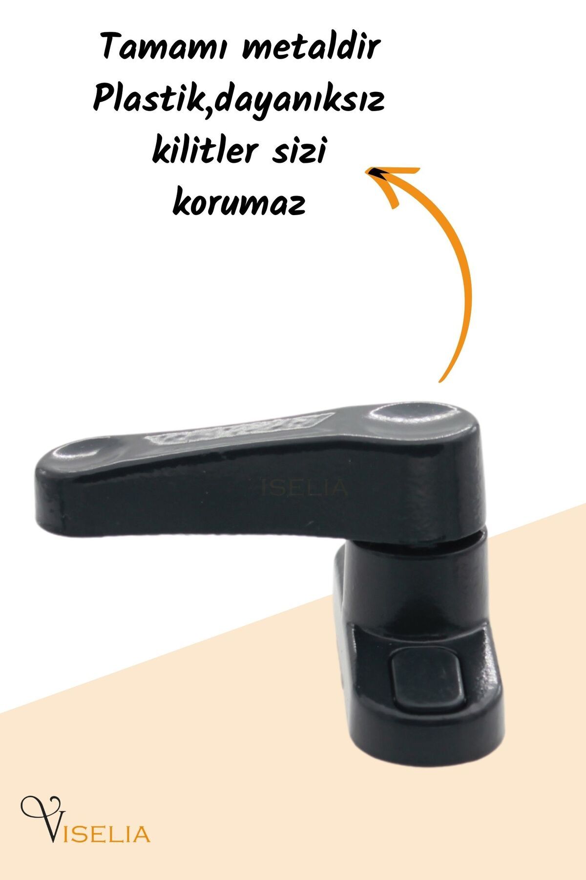 Viselia-Anthracite Window Safety Lock Pimapen Window Lock Security Lock 3 Pcs 3