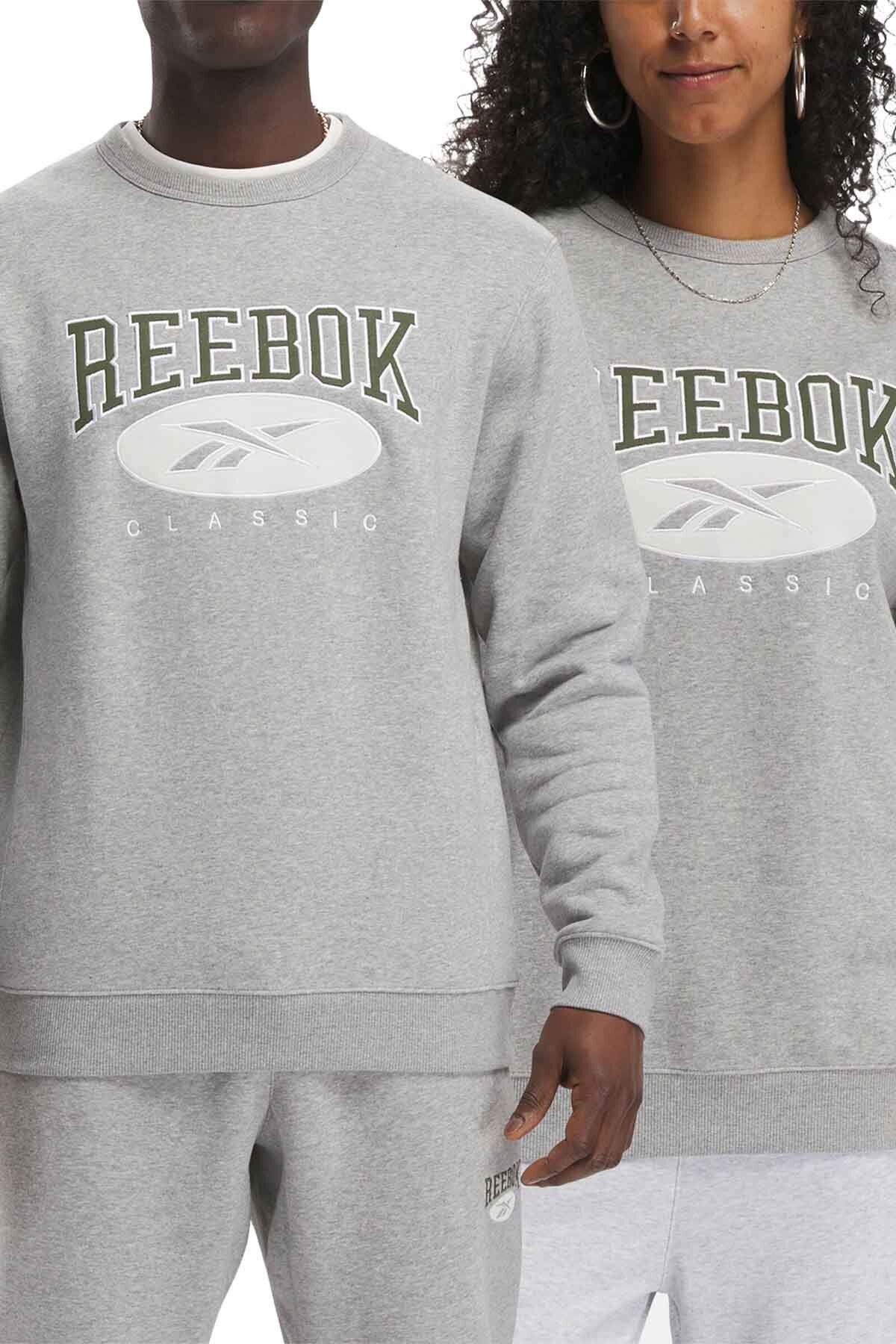 Reebok ARCHIVE ESSENTIALS CREW Gri Unisex Sweatshirt Fiyat Yorumlar Trendyol
