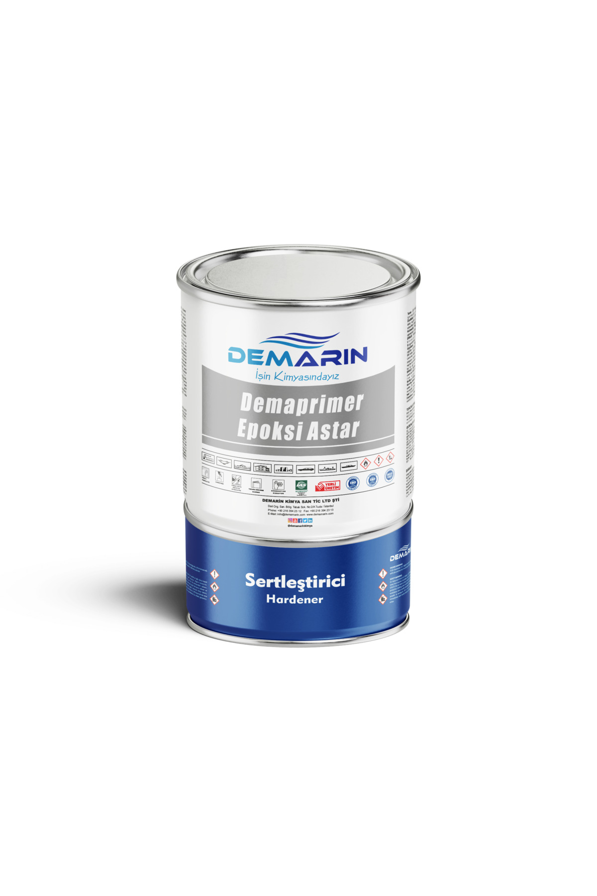 Demarin Demaprimer Epoksi Astar Beyaz 1 Kg