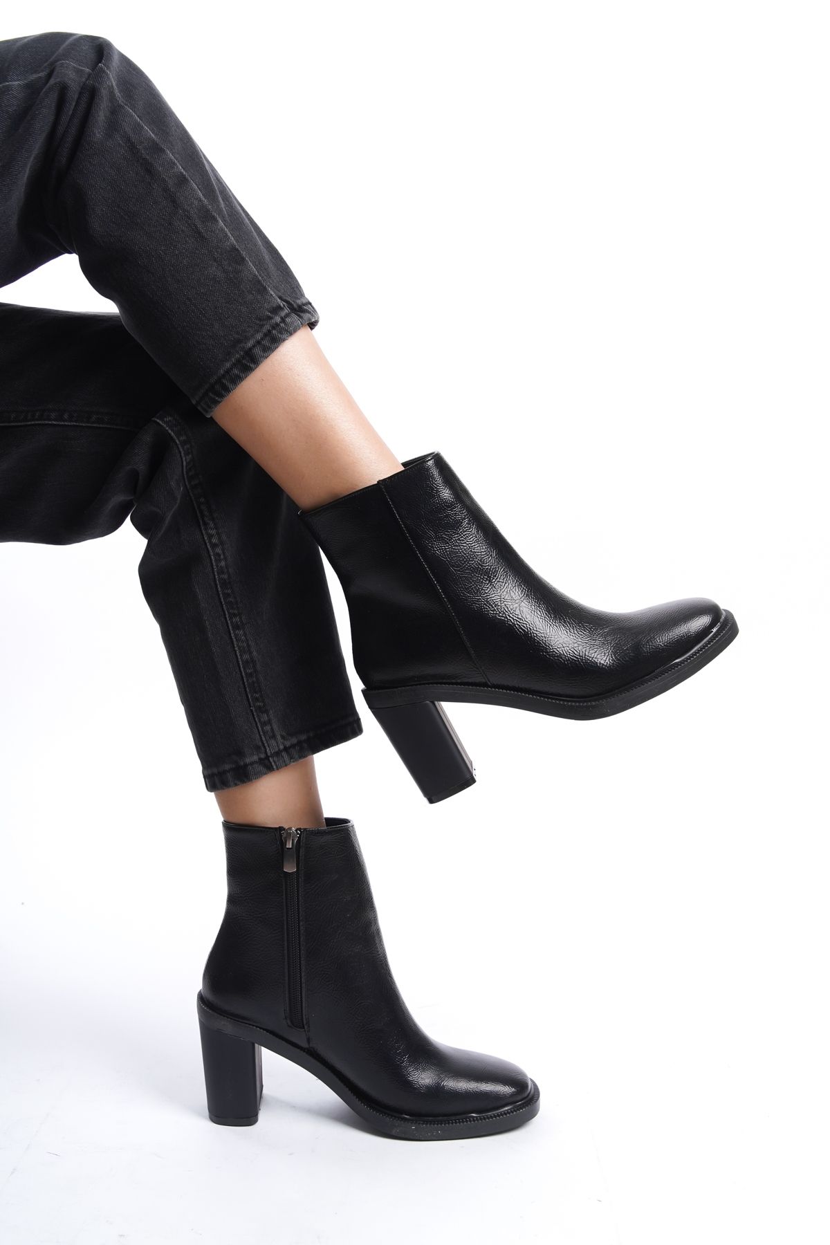 Raid lorena black heeled ankle boots sales